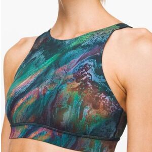 Lululemon Energy Bra High Neck Cosmic Shift